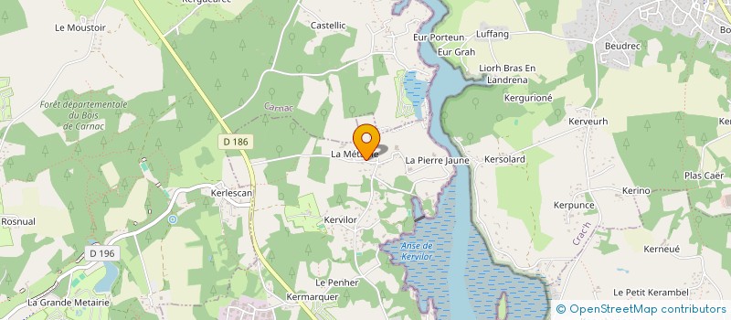 localisation de l'entreprise SCI EGRY AVORIAZ  LA TRINITE-SUR-MER