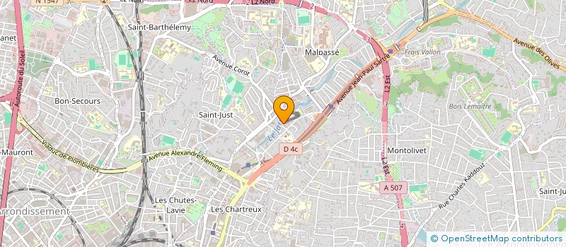 localisation de l'entreprise SCI EGS à MARSEILLE