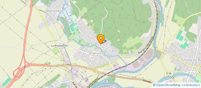 localisation de l'entreprise SCI EGVS  CLAIROIX