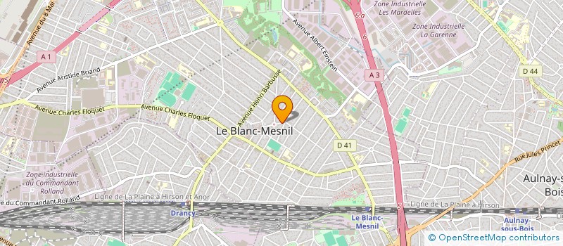 localisation de l'entreprise SCI EHAD à LE BLANC-MESNIL