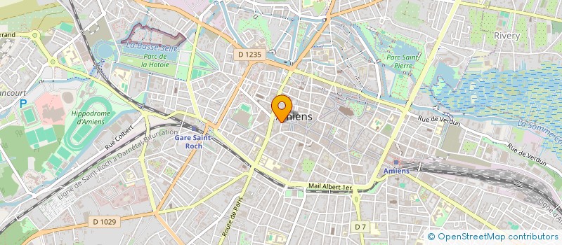localisation de l'entreprise SCI EHAF à AMIENS
