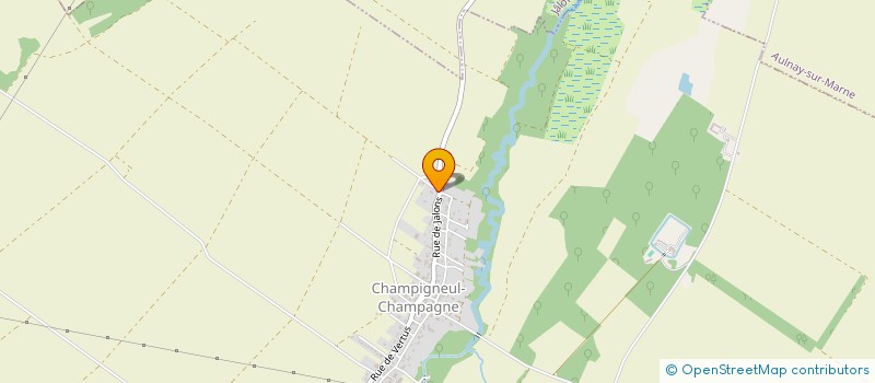 localisation de l'entreprise SCI EHBS  CHAMPIGNEUL-CHAMPAGNE