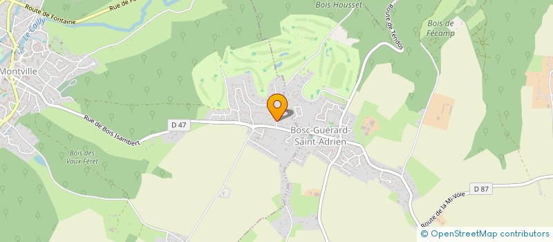 localisation de l'entreprise SCI EHD  MONTVILLE