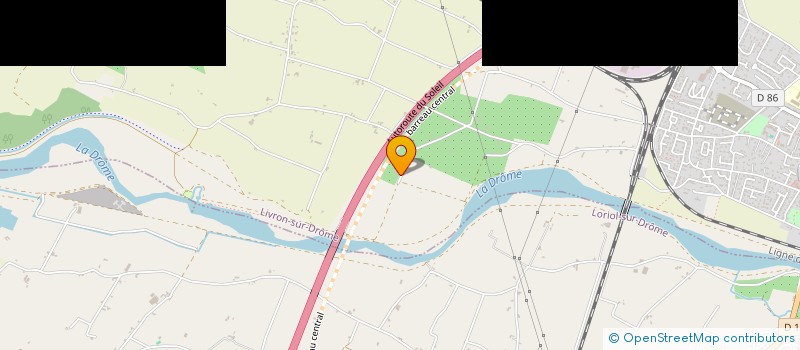 localisation de l'entreprise SCI EHD HOME  LIVRON-SUR-DROME