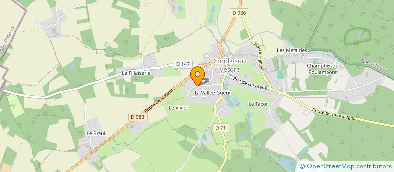 localisation de l'entreprise SCI EHINGER  CONDE-SUR-VESGRE