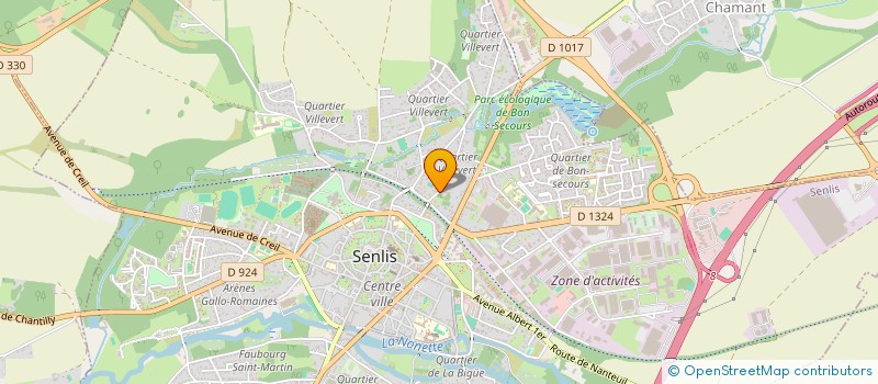 localisation de l'entreprise SCI EHRHARD MPL  SENLIS