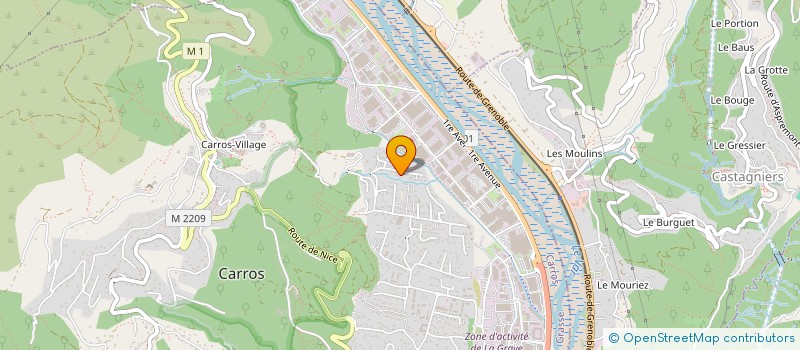 localisation de l'entreprise SCI EHRHART PEROTTINO à CARROS