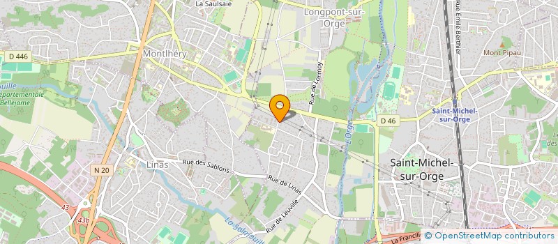 localisation de l'entreprise SCI EICHA  LONGPONT-SUR-ORGE