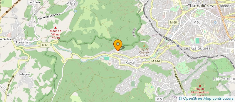 localisation de l'entreprise SCI EID  ROYAT