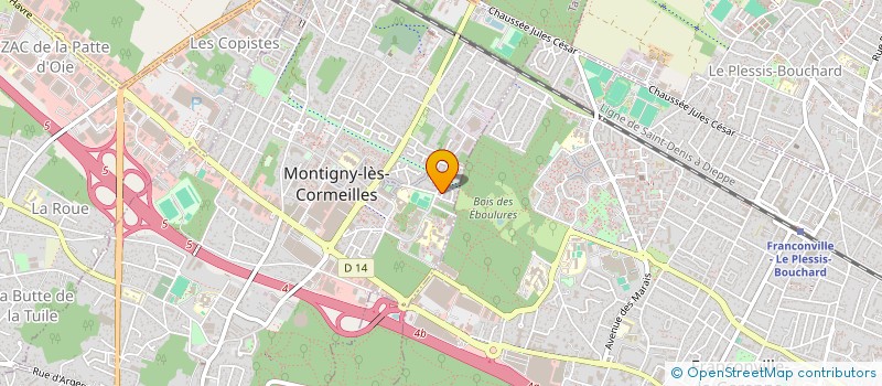 localisation de l'entreprise SCI EID  MONTIGNY-LES-CORMEILLES