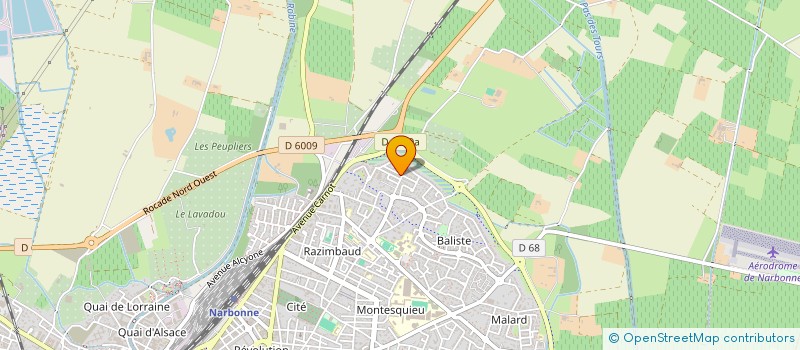 localisation de l'entreprise SCI EIDER  NARBONNE