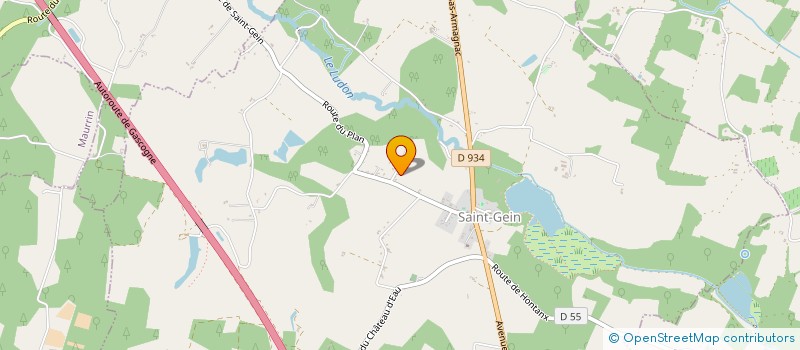 localisation de l'entreprise SCI EIDER  SAINT-GEIN