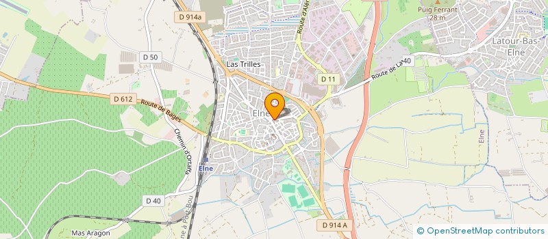 localisation de l'entreprise SCI EIFFEL  ELNE