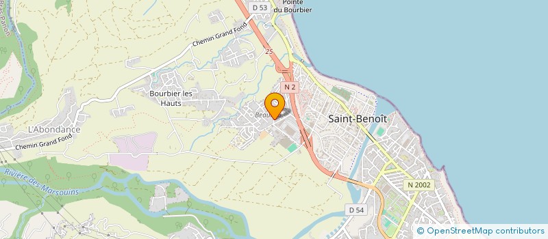 localisation de l'entreprise SCI EIFFEL à SAINT-BENOIT