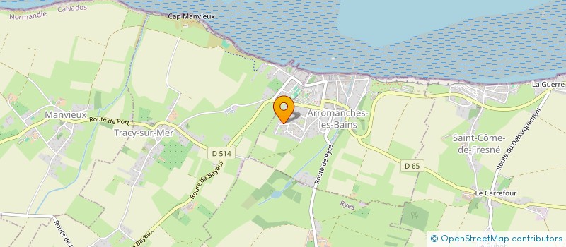 localisation de l'entreprise SCI EIFFEL 76  ARROMANCHES-LES-BAINS