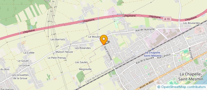 localisation de l'entreprise SCI EIFFEL  LA CHAPELLE-SAINT-MESMIN