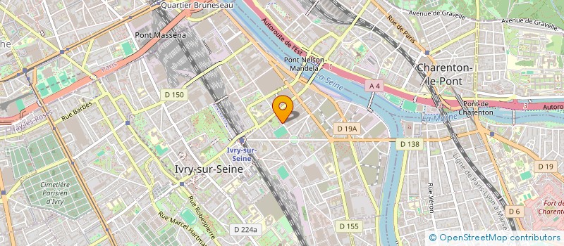 localisation de l'entreprise SCI EIFFEL ET LAVOISIER à IVRY-SUR-SEINE