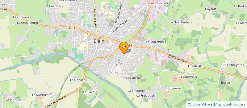 localisation de l'entreprise SCI EIFFEL G  BLAIN