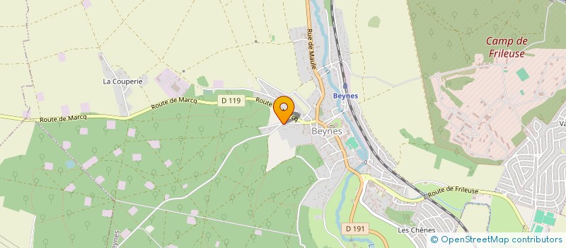 localisation de l'entreprise SCI EIFY  BEYNES