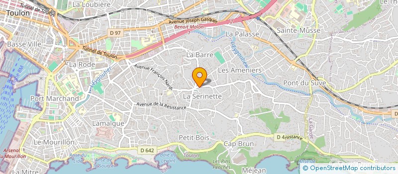 localisation de l'entreprise SCI EIGHT W  TOULON