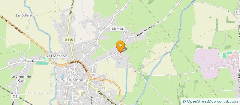 localisation de l'entreprise SCI EIM  SURY-LE-COMTAL