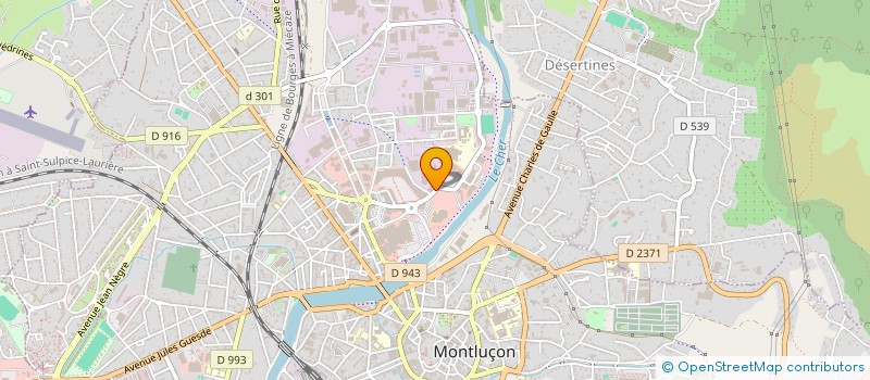 localisation de l'entreprise SCI EINSTEIN à MONTLUCON