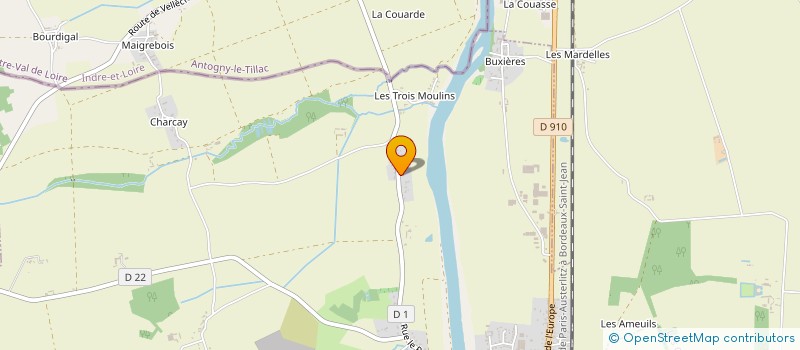 localisation de l'entreprise SCI EINSTEIN  DANGE-SAINT-ROMAIN