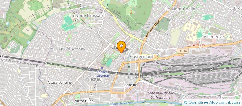 localisation de l'entreprise SCI EIRA77  CHELLES