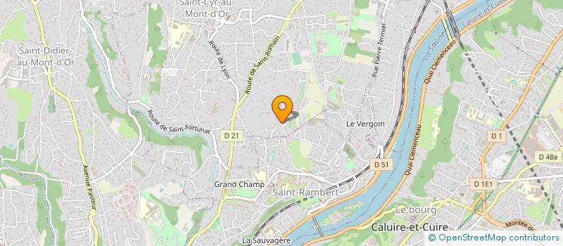 localisation de l'entreprise SCI EIRE  SAINT-CYR-AU-MONT-D'OR