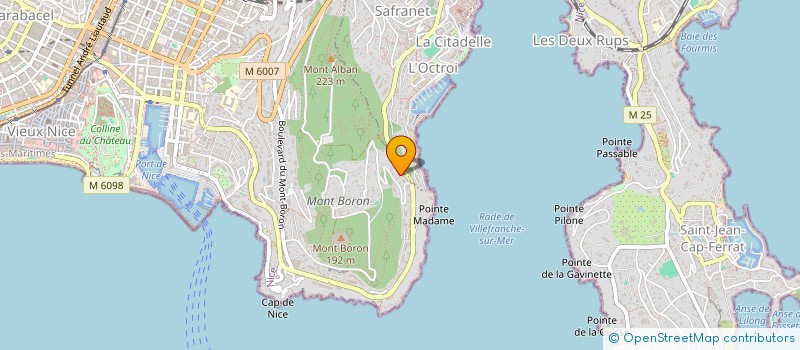 localisation de l'entreprise SCI EIREA à NICE