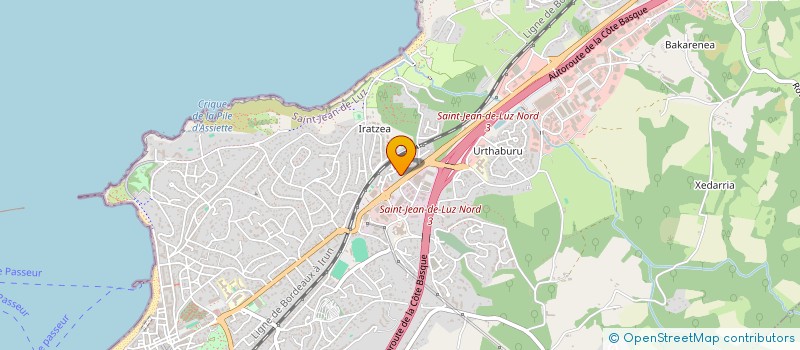 localisation de l'entreprise SCI EIRINHA  SAINT-JEAN-DE-LUZ