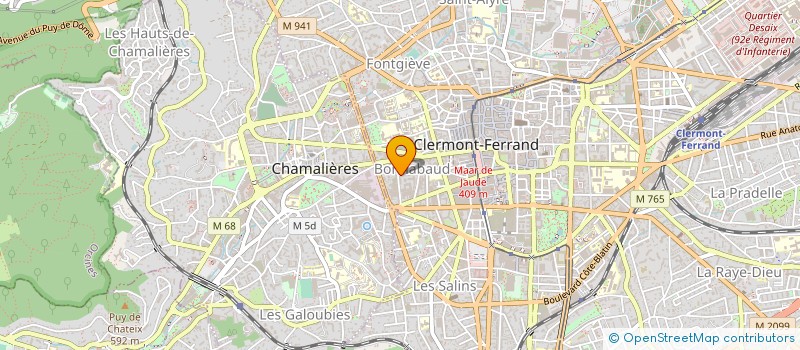 localisation de l'entreprise SCI EISPER  CLERMONT-FERRAND