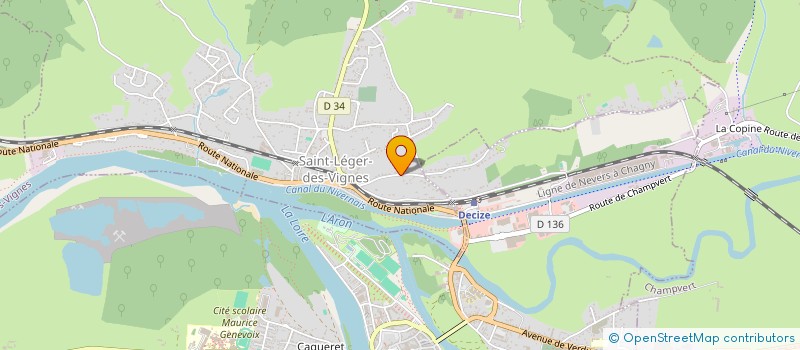 localisation de l'entreprise SCI EJ 58 à SAINT-LEGER-DES-VIGNES