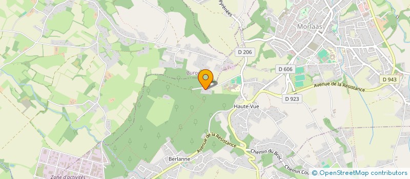 localisation de l'entreprise SCI EJ IMMO  MORLAAS