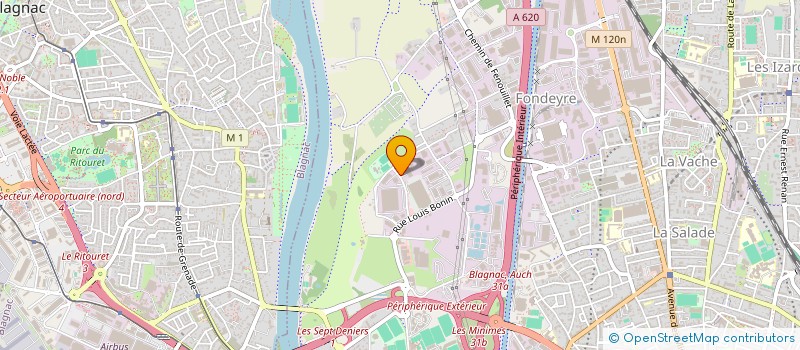 localisation de l'entreprise SCI EJ IMMOBILIER à TOULOUSE