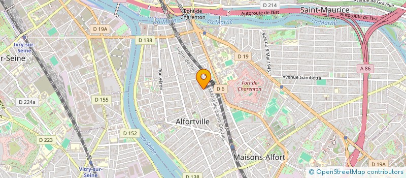 localisation de l'entreprise SCI EJ INVEST  ALFORTVILLE