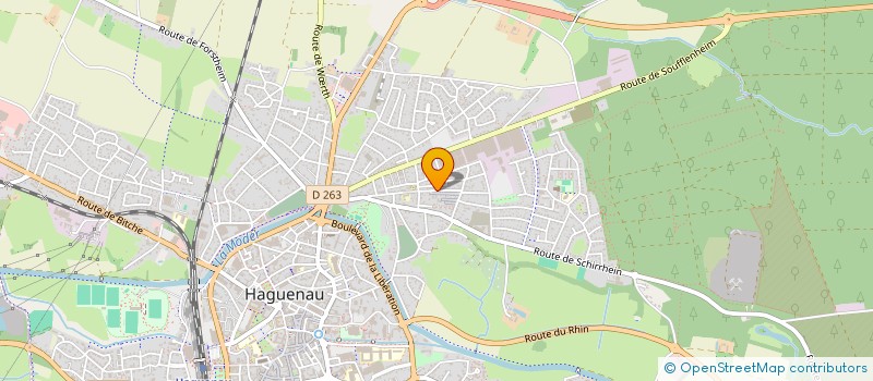 localisation de l'entreprise SCI EJB  HAGUENAU