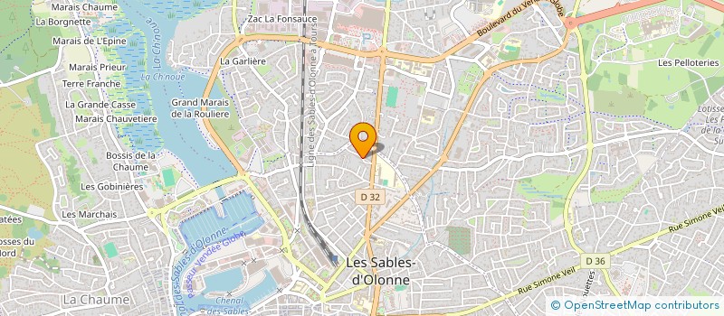 localisation de l'entreprise SCI EJBF à LES SABLES D'OLONNE