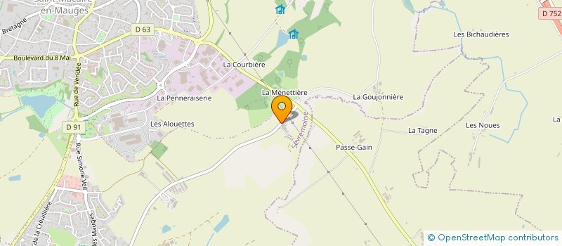 localisation de l'entreprise SCI EJE IMMO à SEVREMOINE