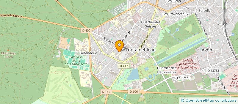 localisation de l'entreprise SCI EJF RAMBOUILLOT à FONTAINEBLEAU