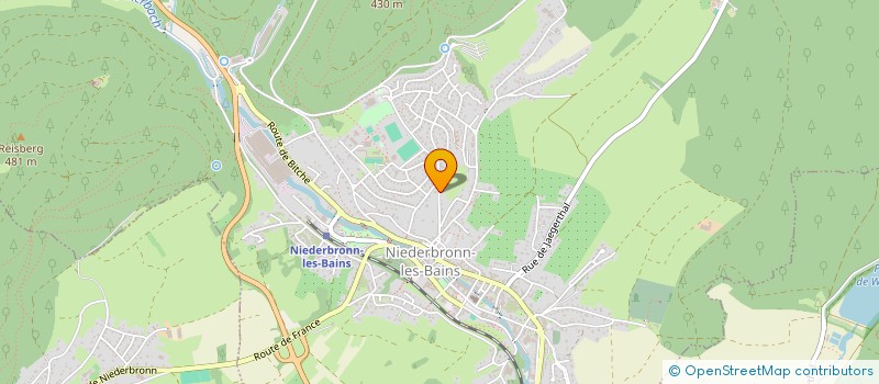 localisation de l'entreprise SCI EJH  NIEDERBRONN-LES-BAINS