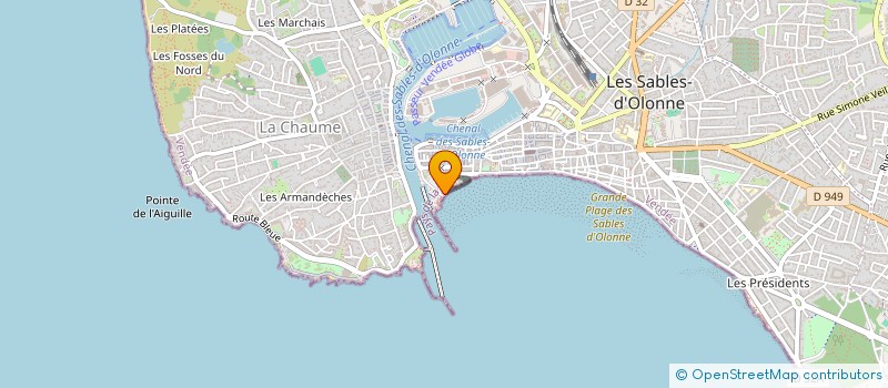 localisation de l'entreprise SCI EJM à LES SABLES D'OLONNE