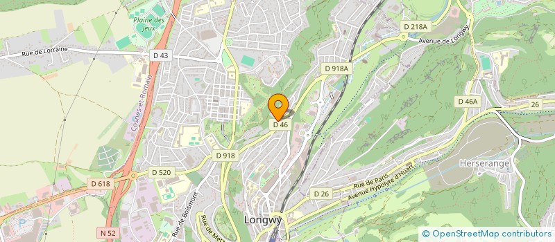 localisation de l'entreprise SCI EJM à LONGWY