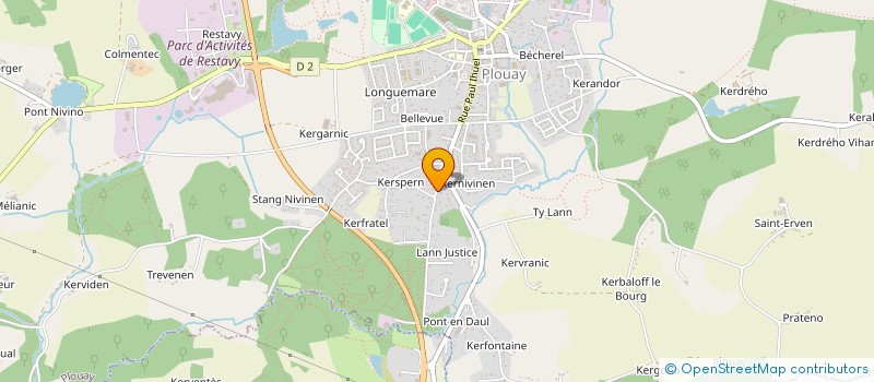 localisation de l'entreprise SCI EJM  PLOUAY