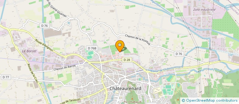 localisation de l'entreprise SCI EJOSAFI  CHATEAURENARD