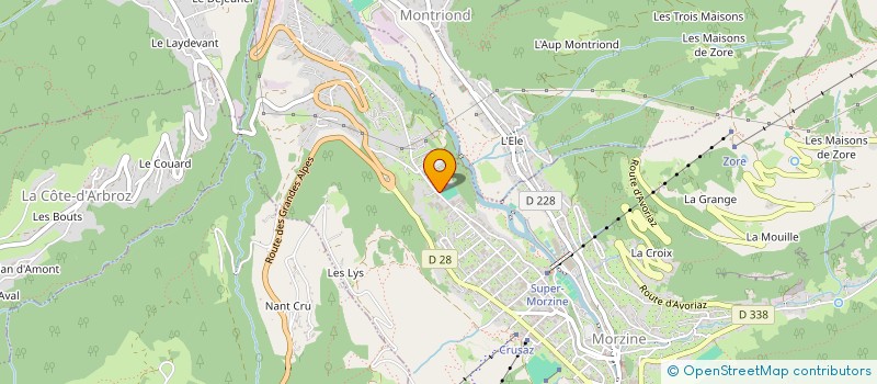 localisation de l'entreprise SCI EJS à MORZINE