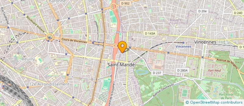 localisation de l'entreprise SCI EJS IMMO à SAINT-MANDE