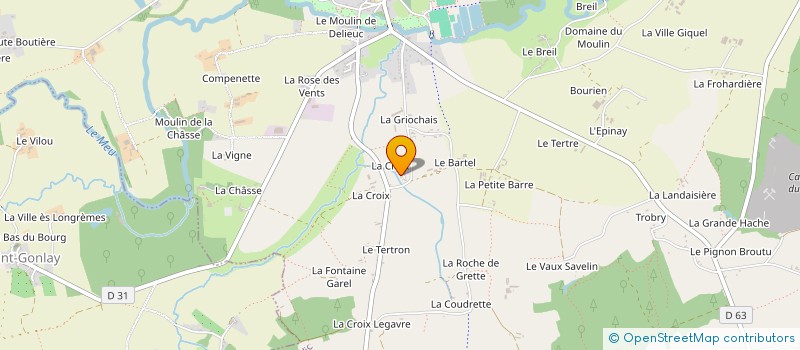 localisation de l'entreprise SCI EJSC  IFFENDIC