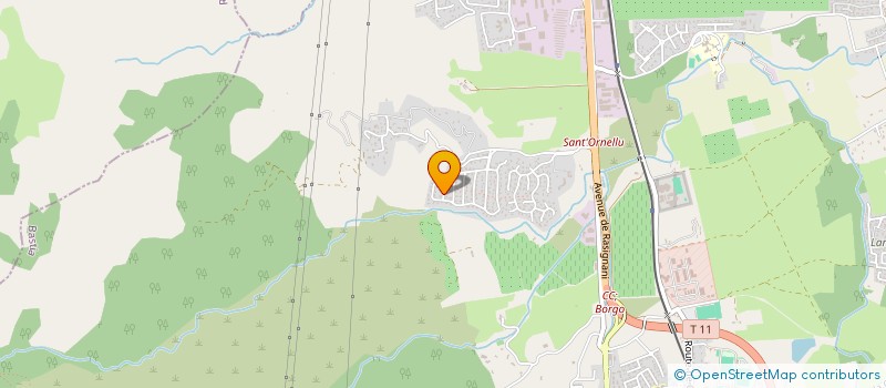 localisation de l'entreprise SCI EJT à BORGO