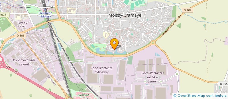 localisation de l'entreprise SCI EK  MOISSY-CRAMAYEL